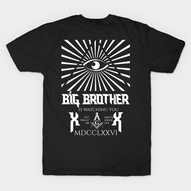 Big Brother, back print by NEFT PROJECT